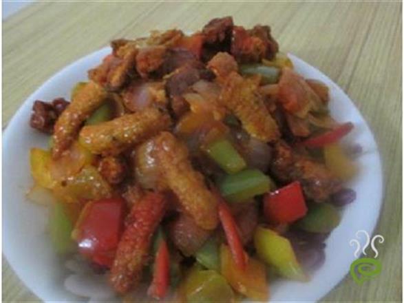 Babycorn Chicken Fry