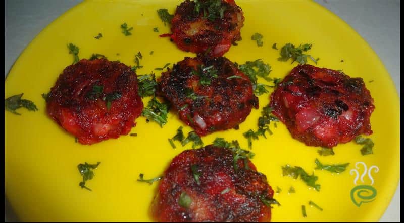 Beetroot Cutlet | Beetroot Tikki