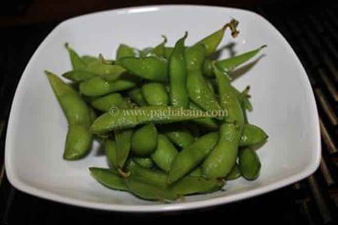 Boiled Green Soya Beans-Edamame Recipe – pachakam.com