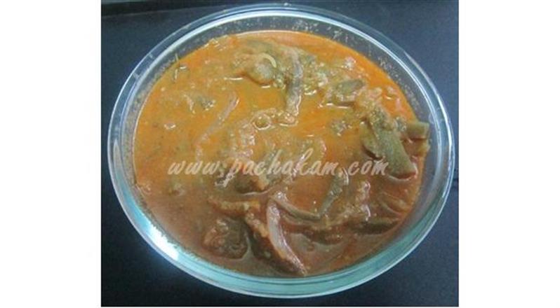 Kerala Brinjal Theeyal (Step By Step Photos)