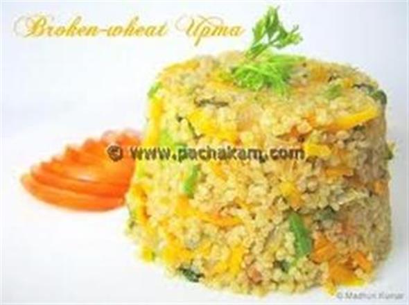 Broken Wheat Upma - Diabetes Friendly