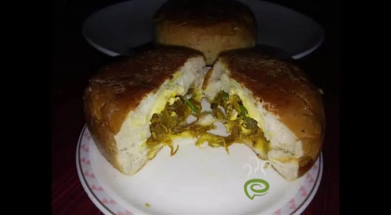 Bun Nirachathu-Chicken And Egg Stuffed Bun