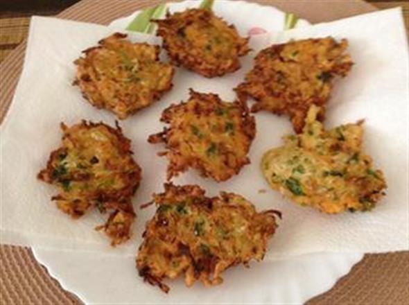 Cabbage And Carrot Fritters