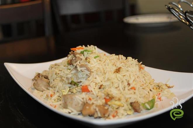 Chicken Fried Rice - Indo Chinese Style