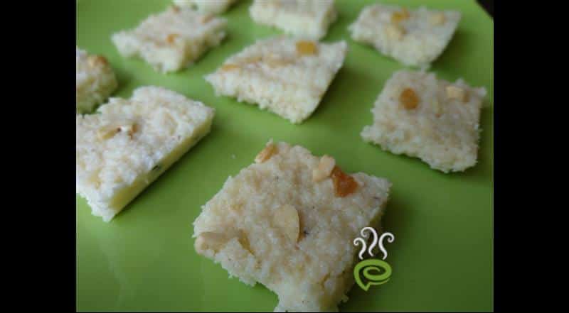 Coconut Burfi Recipe With Milk Powder.