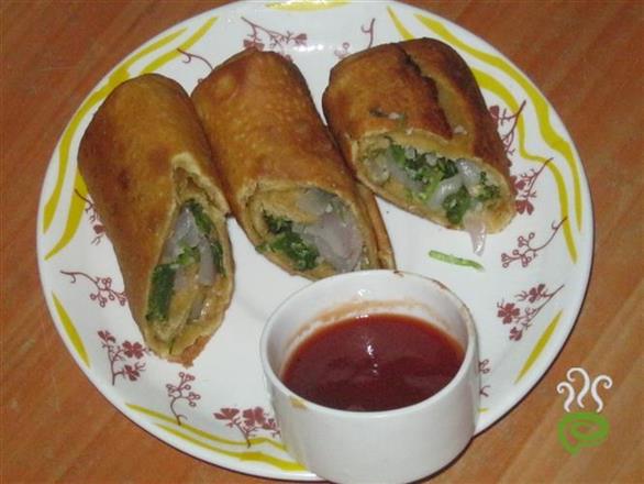 Coriander Stuffed Roll