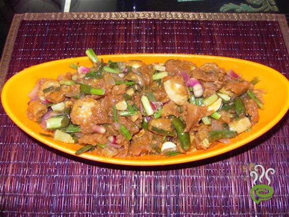 Easy Mushroom Manchurian