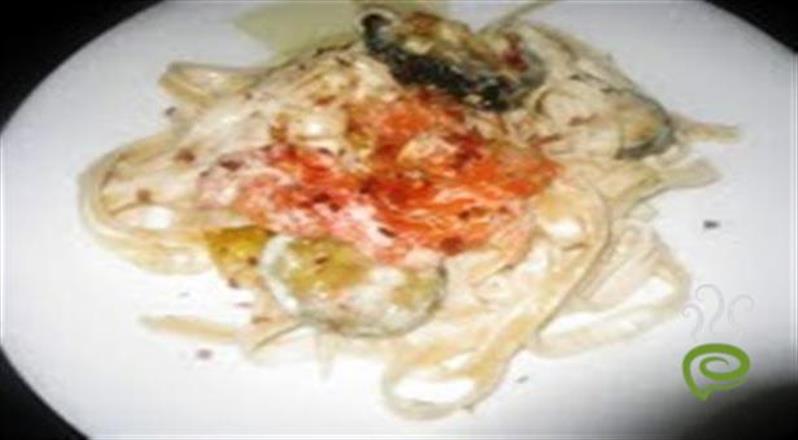 Fettuccine With Grilled Vegetables