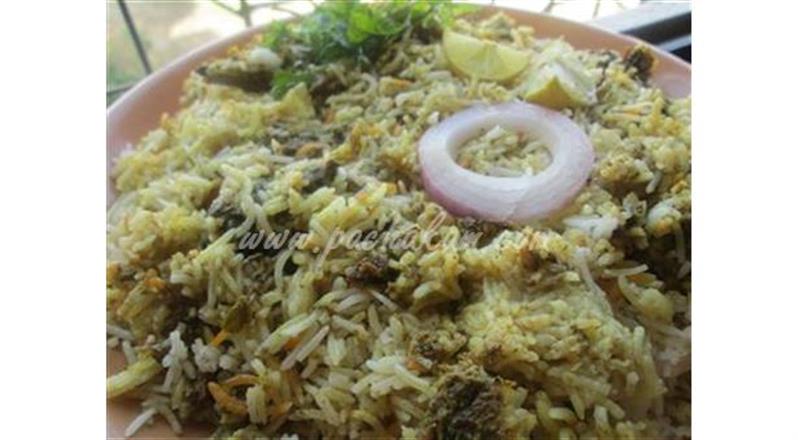 Green Masala Chicken Biriyani(Kozhi Biryani)