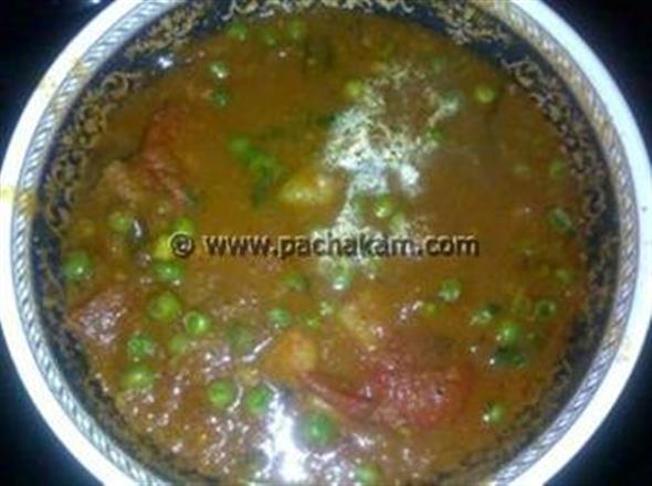 Green Peas Masala Curry