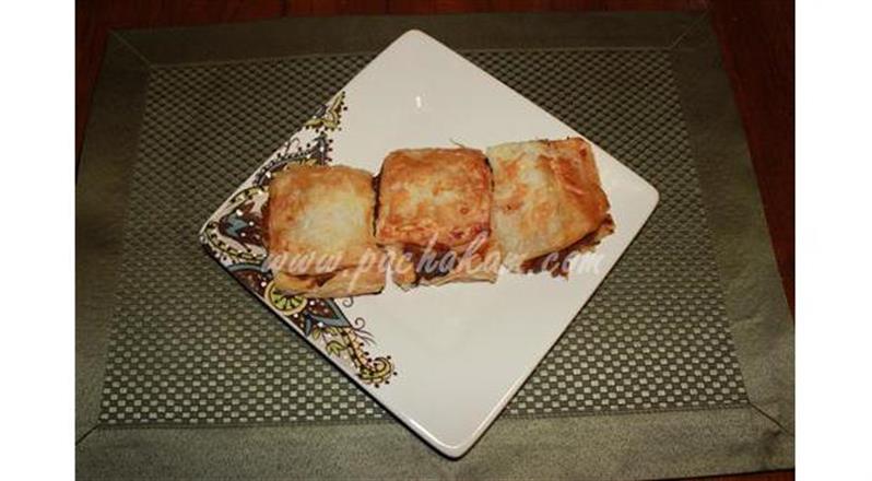 Green Peas Paneer Puffs