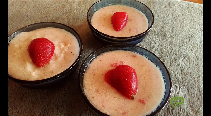 Homemade Strawberry Pudding