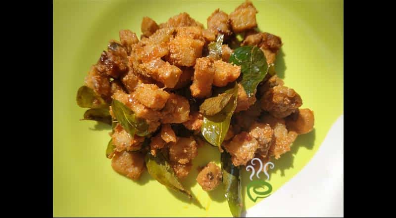 Kerala Style Chena Mezhukkupuratti Recipe-Elephant Yam Stir Fry