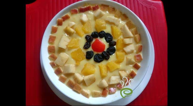 Mahalabi With Fruits-A Middle Eastern Dessert