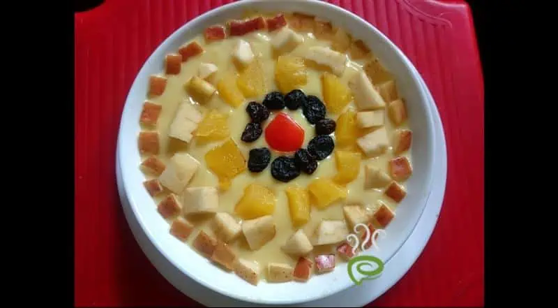 Mahalabi With Fruits-A Middle Eastern Dessert