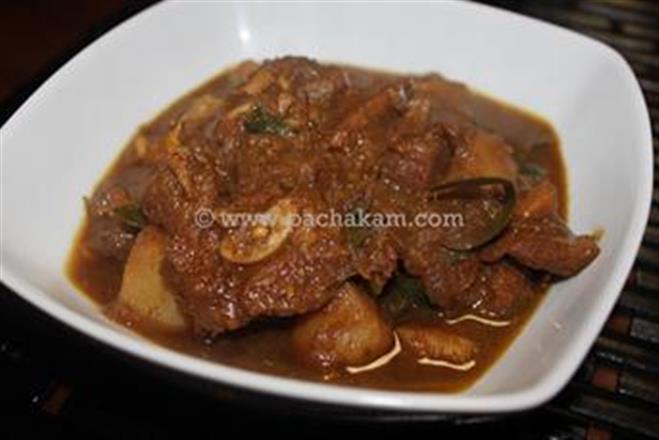 Malabar Mutton Curry With Diced Potatoes