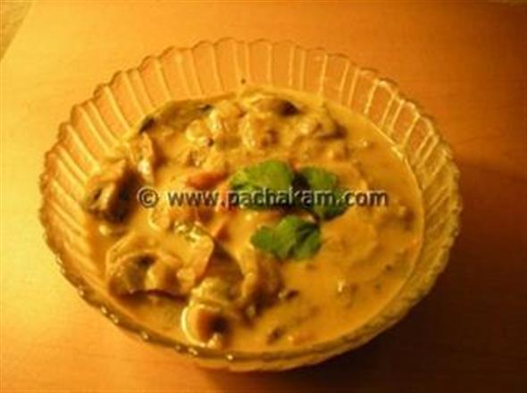 Mushroom Curry Restaurant Style