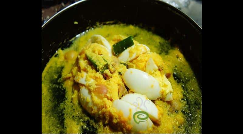 Mutta (Egg)Avial In Thick Coconut Gravy