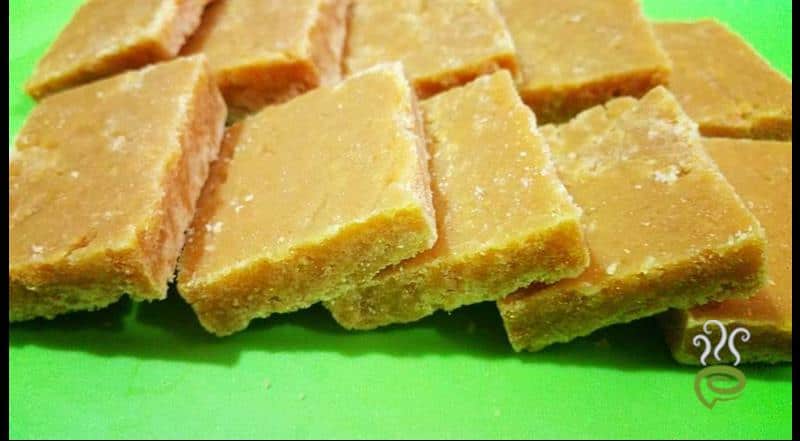 Mysore Pak Traditional South Indian Style