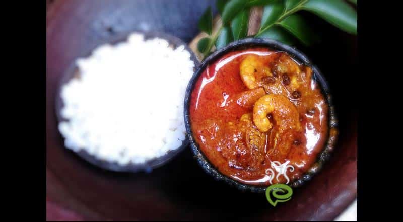 Nadan Chemmeen Mulakittathu - Red Prawn Curry