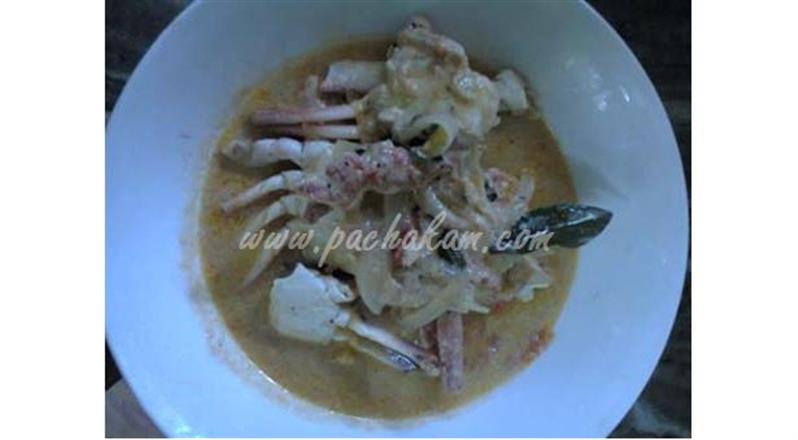 Njendu (crab) Curry (Step By Step Photos)