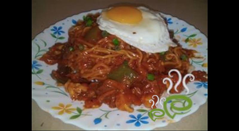 American Chop Suey With Indian Thadka