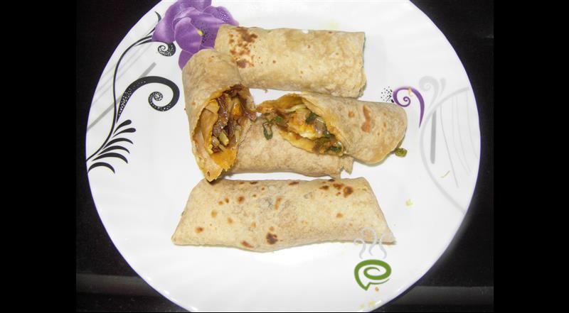 Quick Paneer Katti Rolls