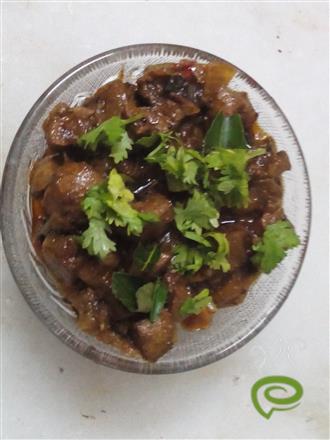 Mutton Liver Pepper Fry