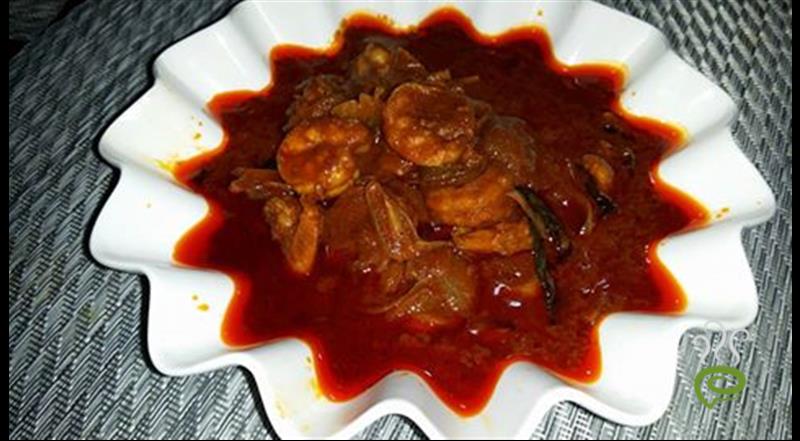 Prawns Theeyal (Chemmeen)