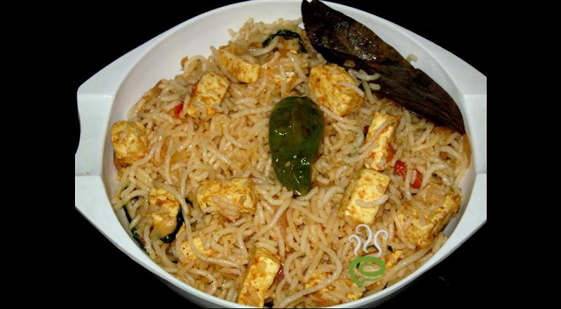 Paneer Noodles Biriyani