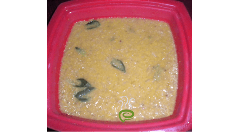 Cabbage, Tuvara Parippu (Redgram Dhal) Koottaan