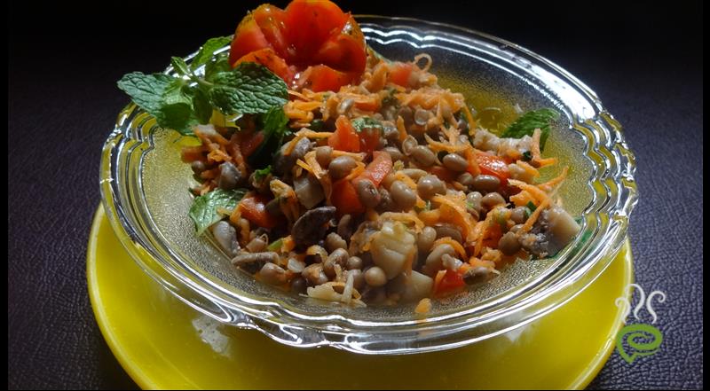 Mushroom Cow Pea Salad