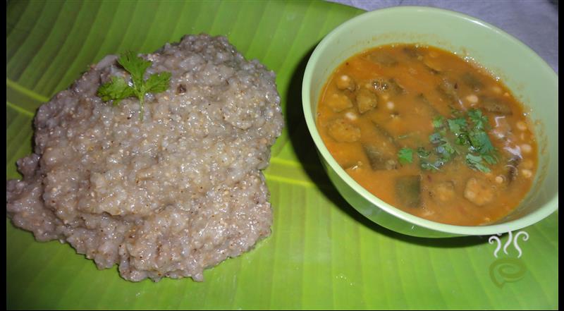 Kambu Sadam(bajra Or Pearl Millet)