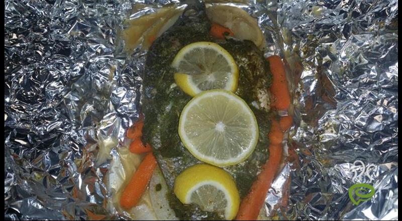 Fish Grilled In Foil