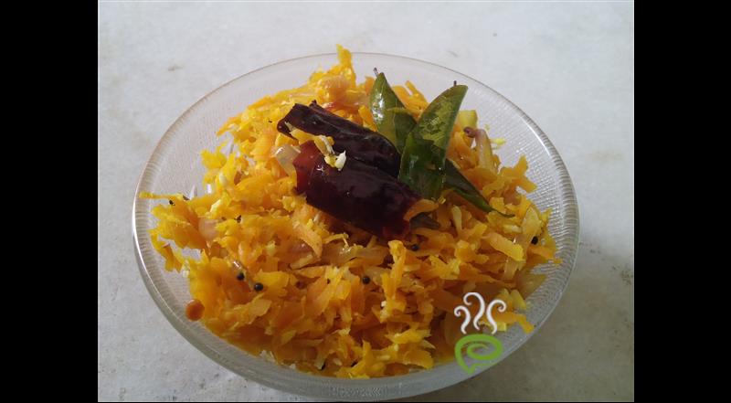 Carrot Poriyal