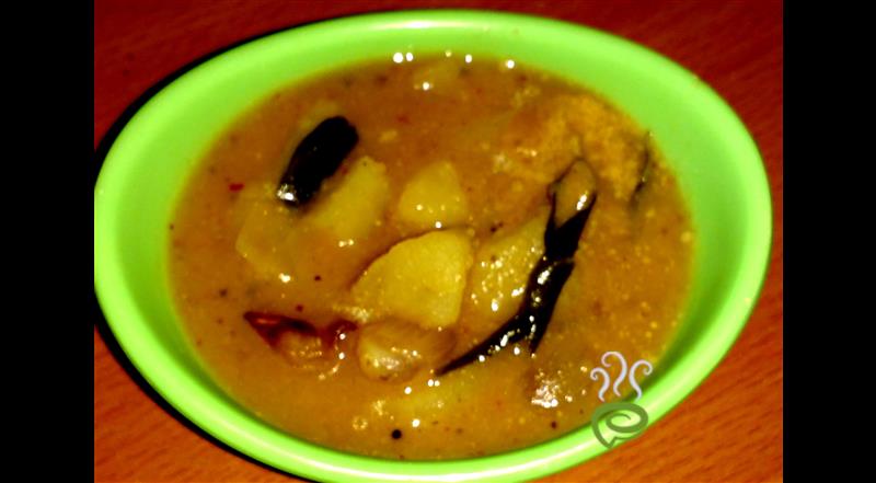 Sweet Potato Vatha Kuzhambhu