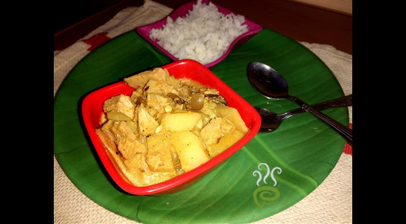 Raw Jack Fruit Potato Curry