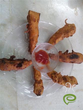 Broccoli Stuffed Chilly Bajji