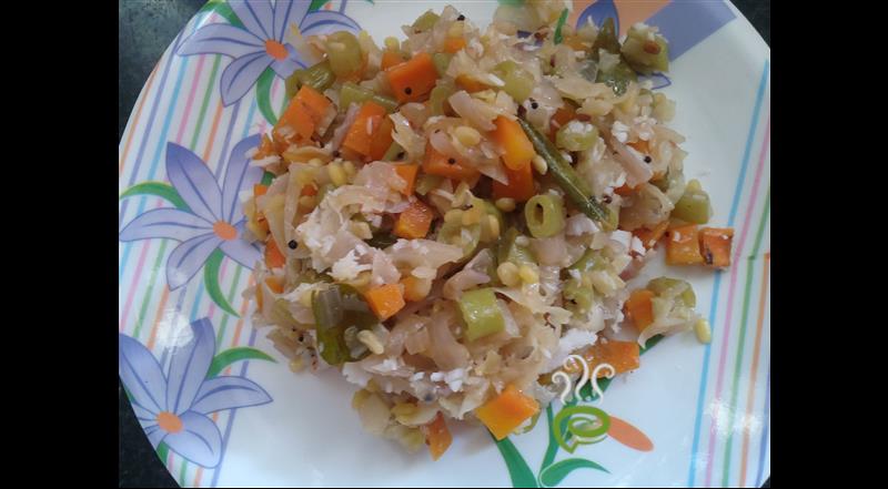 Carrot Beans Poriyal