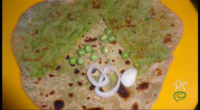 Green Peas Paratha