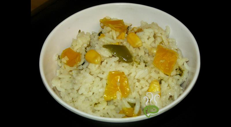 Corn Capsicum Ghee Rice