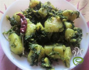 Dill Leaves With Potato : Healthy Food – pachakam.com