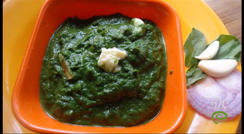 Garlic Spinach Curry