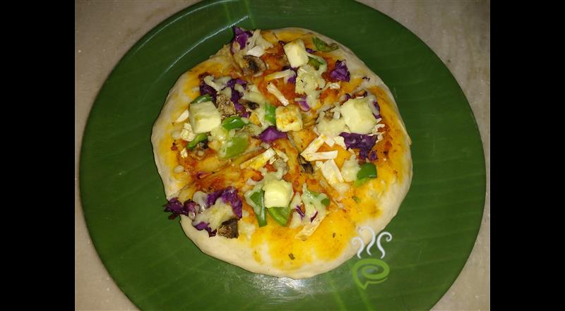 Paneer Mushroom Pizza