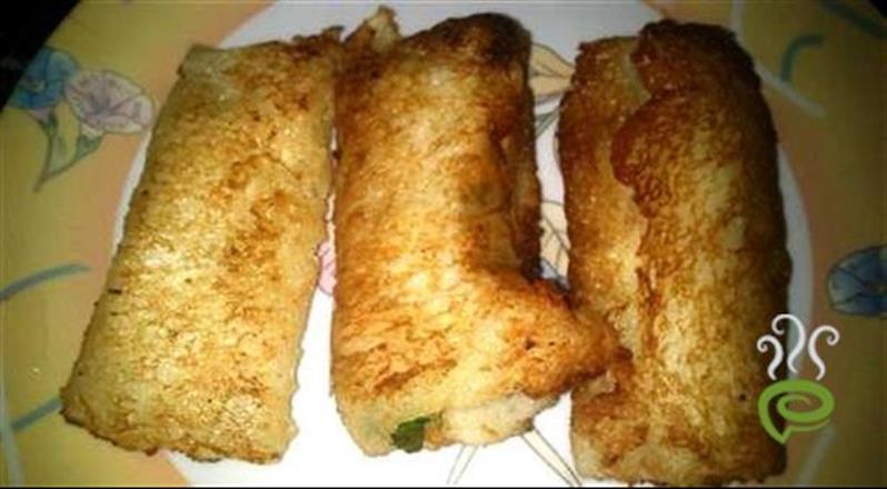 Popular North Indian Paneer Bread Roll