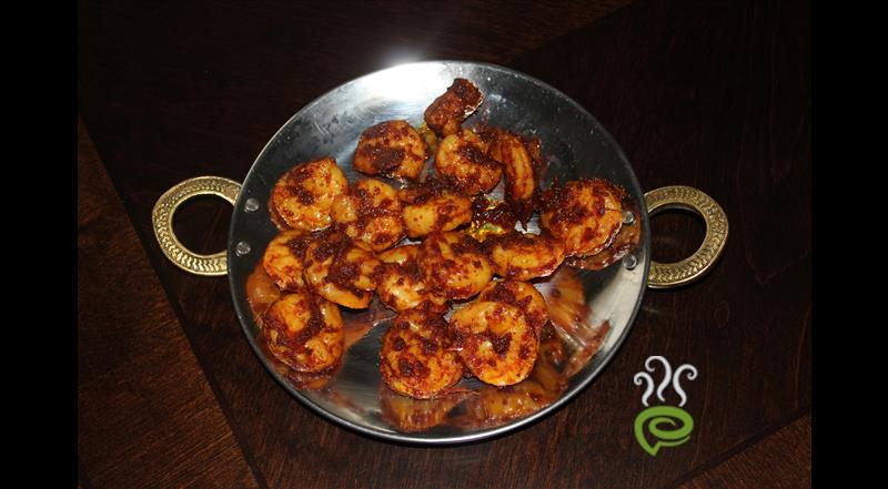 Kerala Prawns Fry With Small Onions