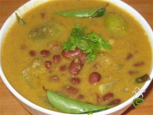 Rajma Brinjal Curry