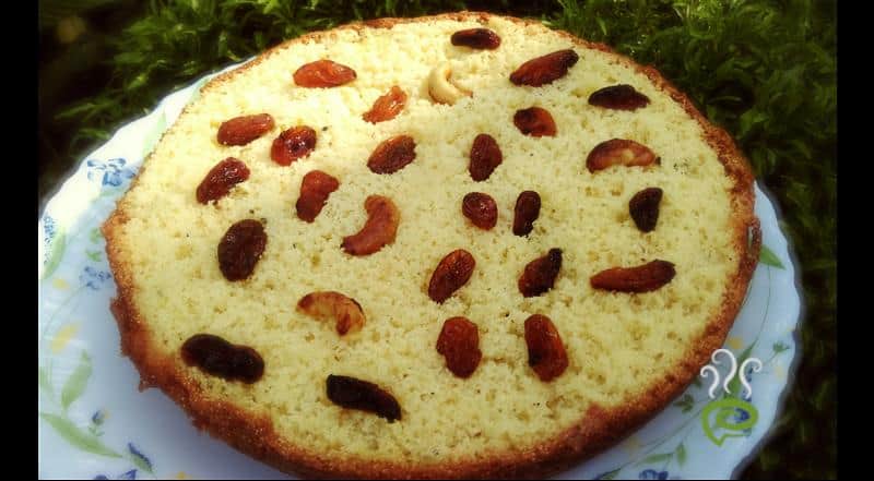 Rava Cake-Semolina Cake With Eggs