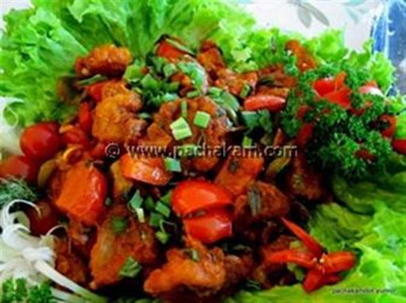 Shrimp With Capsicum