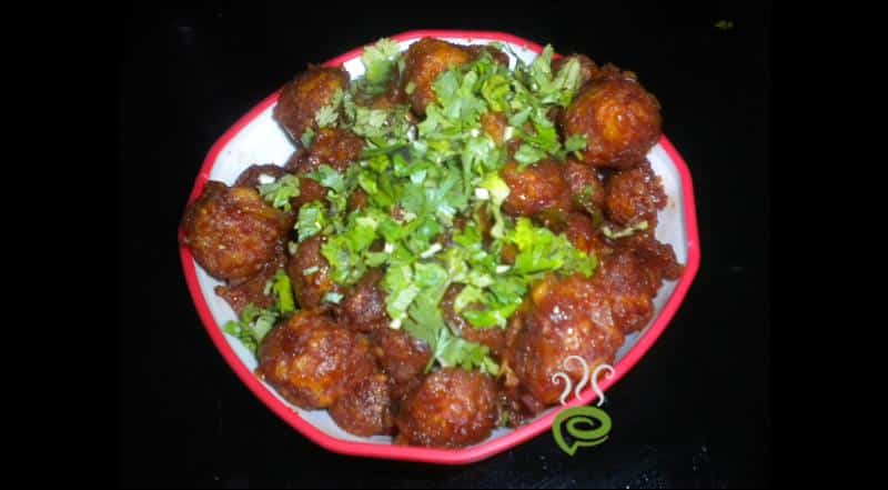 Soya Chunk Manchurian